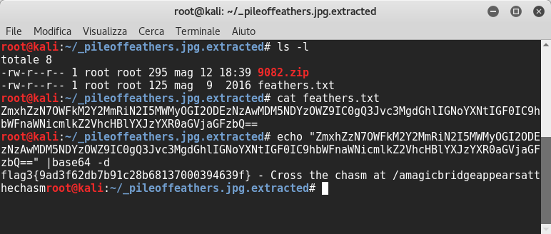 The Chasm Feathers.txt